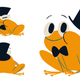 A cartoon frog wearing a top hat from fantasy RPG Cris Tales.